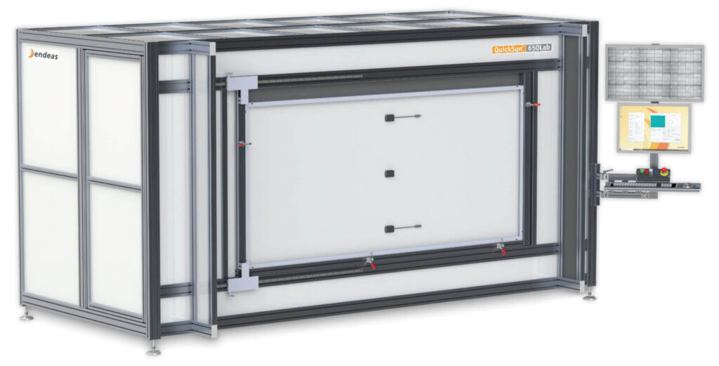 Solar simulator designed for laboratories
